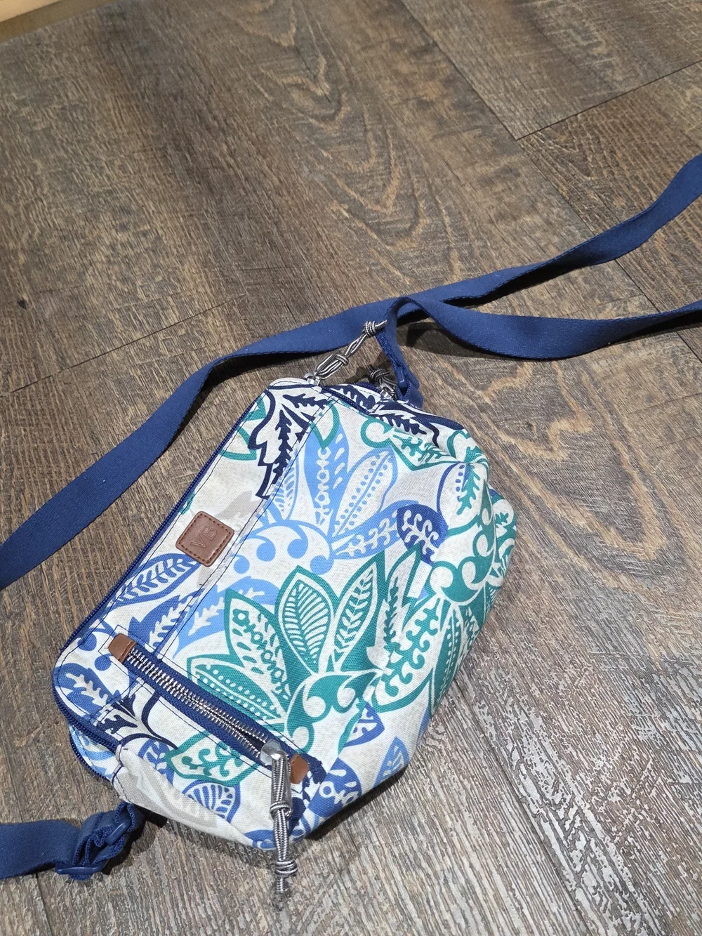Blue Green Floral Crossbody Bag Vera Bradley